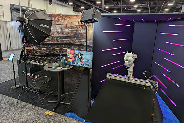 Pixperience set-up at EXHIBITORLIVE 2024.